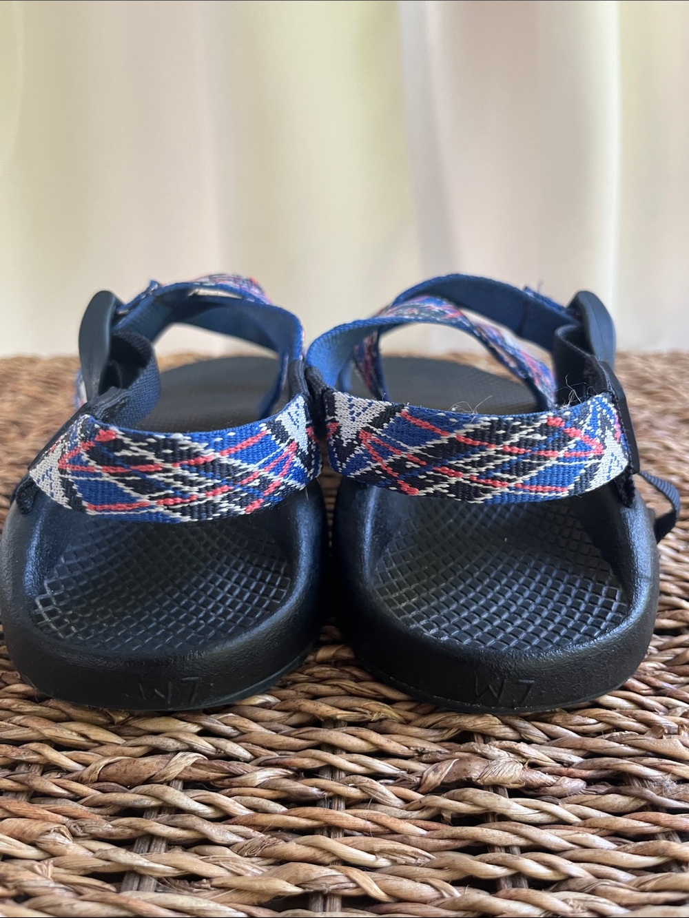 Women’s Chaco Z/Classic Navy Sandals with Multicolor Woven Straps - Picture 6 of 8